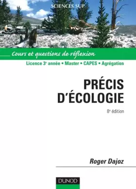 Couverture du produit · Précis d'écologie - 8ème édition