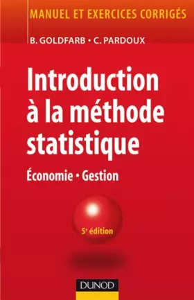 Couverture du produit · Introduction à la méthode statistique