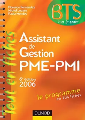 Couverture du produit · Assistant de gestion PME-PMI: Edition 2006