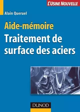 Couverture du produit · Aide-mémoire de traitement de surface des aciers