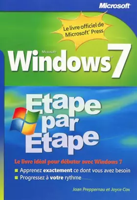Couverture du produit · Windows 7 - Étape par Étape