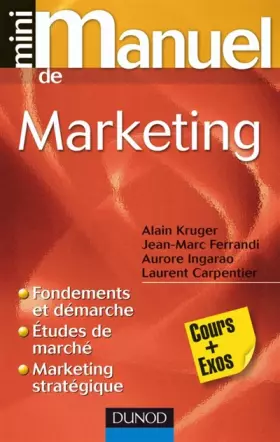 Couverture du produit · Mini Manuel de Marketing