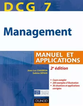 Couverture du produit · DCG 7 - Management - 2e édition - Manuel et applications, corrigés inclus