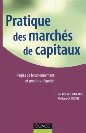 Couverture du produit · Pratique des marchés de capitaux