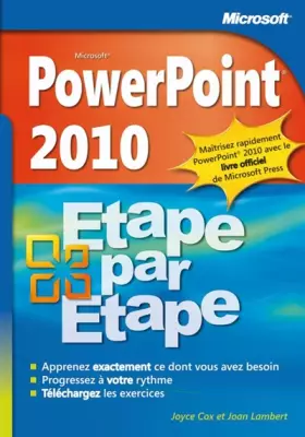 Couverture du produit · PowerPoint 2010 - Étape par Étape