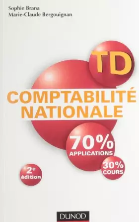 Couverture du produit · TD comptabilité nationale