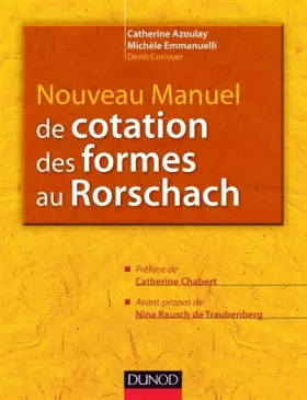 Couverture du produit · Nouveau manuel de cotation des formes au Rorschach
