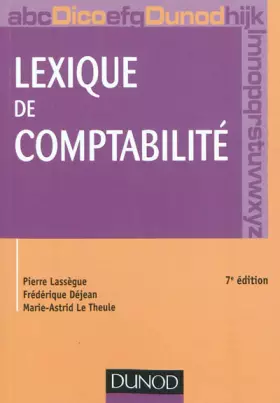Couverture du produit · Lexique de comptabilité - 7e édition