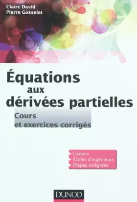 Couverture du produit · Equations aux dérivées partielles - Cours et exercices corrigés