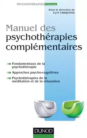 Couverture du produit · Manuel des psychothérapies complémentaires