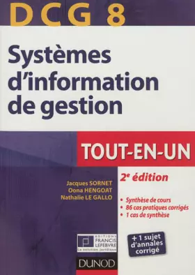 Couverture du produit · DCG 8 - Systèmes d'information de gestion - 2e éd. - Tout-en-Un