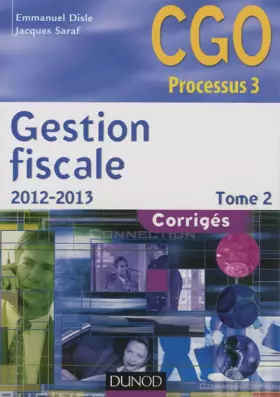 Couverture du produit · Gestion fiscale 2012-2013 - Tome 2 - 11e éd. - Corrigés