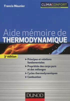 Couverture du produit · Aide-mémoire de Thermodynamique - 3e édition