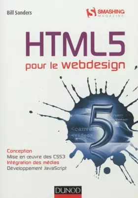 Couverture du produit · HTML5 pour le Webdesign: Conception, mise en oeuvre des CSS, intégration des médias, développement JavaScript