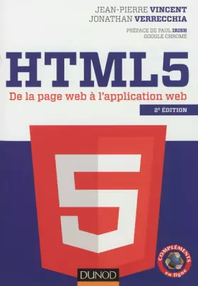 Couverture du produit · HTML5 - 2e éd. - De la page web à l'application web