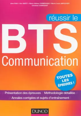 Couverture du produit · Réussir le BTS Communication