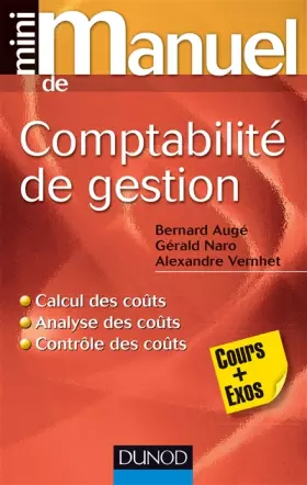 Couverture du produit · Mini Manuel de Comptabilité de gestion