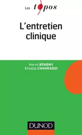 Couverture du produit · L'entretien clinique