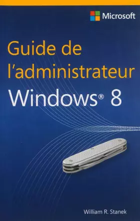 Couverture du produit · Guide de l'administrateur Windows 8