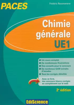 Couverture du produit · Chimie générale-UE1 PACES - 2e éd.