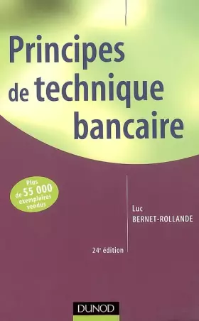 Couverture du produit · Principes de technique bancaire