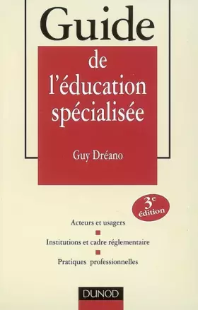 Couverture du produit · Guide de l'éducation spécialisée