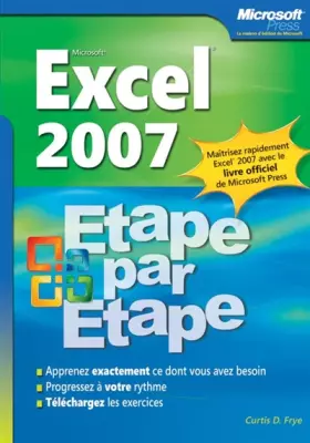 Couverture du produit · Excel 2007 Etape par Etape