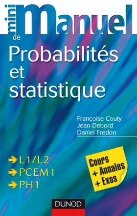 Couverture du produit · Mini manuel de Probabilités et statistique