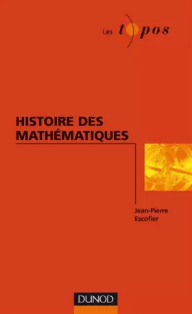 Couverture du produit · Histoire des mathématiques