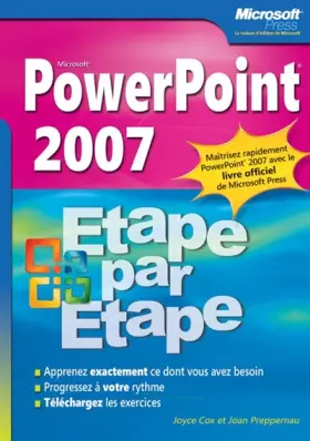 Couverture du produit · PowerPoint 2007