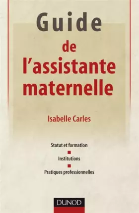 Couverture du produit · Guide de l'assistante maternelle