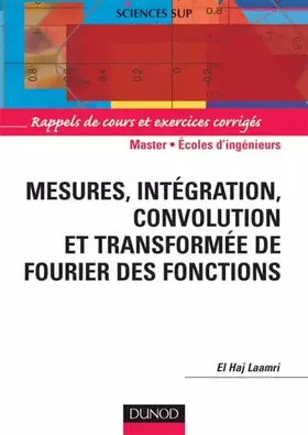Couverture du produit · Mesures, Intégration, convolution et transformée de Fourrier des Fonctions