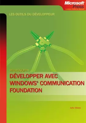 Couverture du produit · Développer avec Windows Communcation Foundation