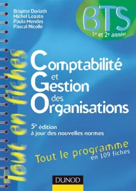 Couverture du produit · Comptabilité et gestion des organisations
