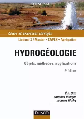 Couverture du produit · Hydrogéologie : Objets, méthodes, applications