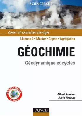 Couverture du produit · Géochimie : Géodynamique et cycles