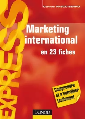 Couverture du produit · Marketing international