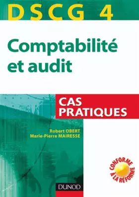 Couverture du produit · DSCG 4 - Comptabilité et audit - Cas pratiques