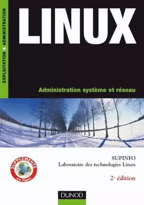Couverture du produit · Linux : Administration système et réseau