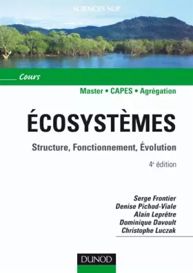 Couverture du produit · Écosystèmes - 4ème édition - Structure, Fonctionnement, Évolution
