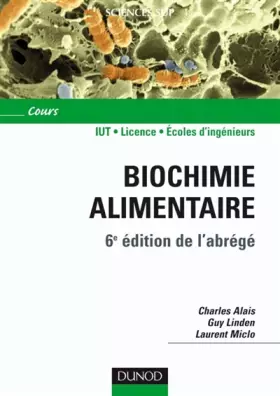 Couverture du produit · Biochimie alimentaire