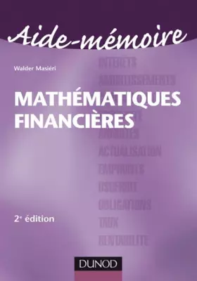Couverture du produit · Aide-mémoire Mathématiques financières