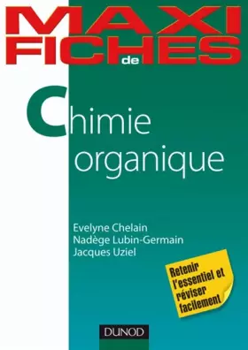 Couverture du produit · Chimie organique