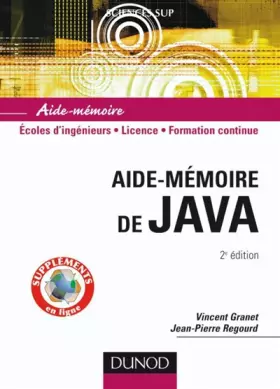 Couverture du produit · Aide-mémoire de Java