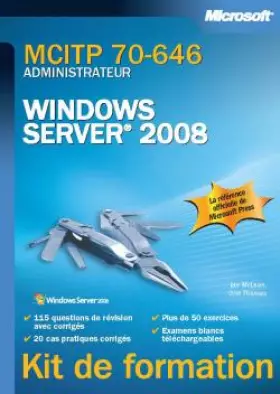 Couverture du produit · MCITP 70-646 - Administrateur Windows Server 2008