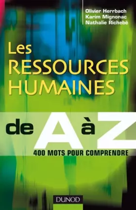 Couverture du produit · Les ressources humaines de A à Z