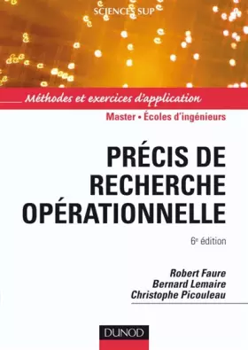 Couverture du produit · Précis de recherche opérationnelle
