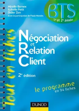 Couverture du produit · Négociation et relation client BTS