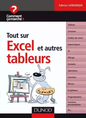 Couverture du produit · Tout sur Excel et autres tableurs