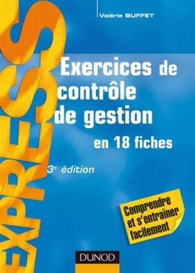 Couverture du produit · Exercices de contrôle de gestion